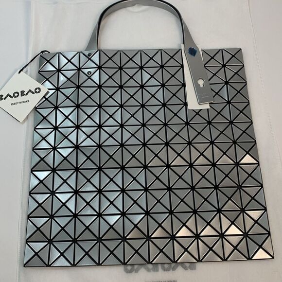 NWT Bao bao Issey Miyake Prism Tote silver - Picture 10 of 16